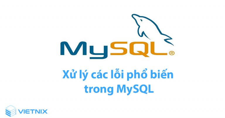 lỗi mysql phổ biến