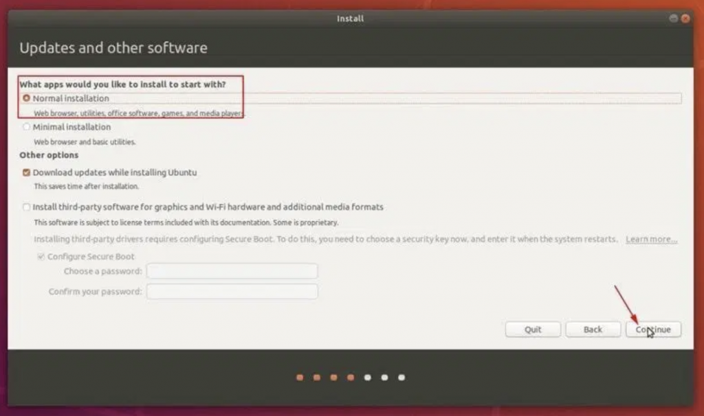 4 bước cài đặt Ubuntu đơn giản nhất 18 Cai dat Ubuntu 2 1024x606 1