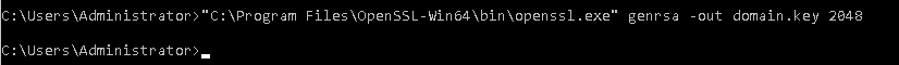 Cách tạo CSR trên Linux và Windows để đăng ký SSL nhanh chóng 56 Terminal genrsa -out domain.key 2048.