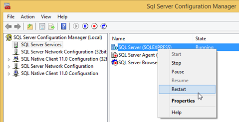Cách xử lý lỗi SQL cannot connect to server 37 07 restart server2