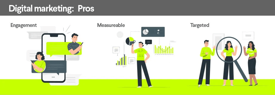 Sự khác biệt giữa Digital marketing và Marketing truyền thống 13 Ưu điểm của Digital marketing