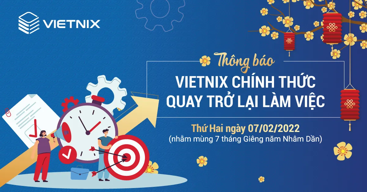 Lịch làm việc sau Tết Nguyên Đán Vietnix