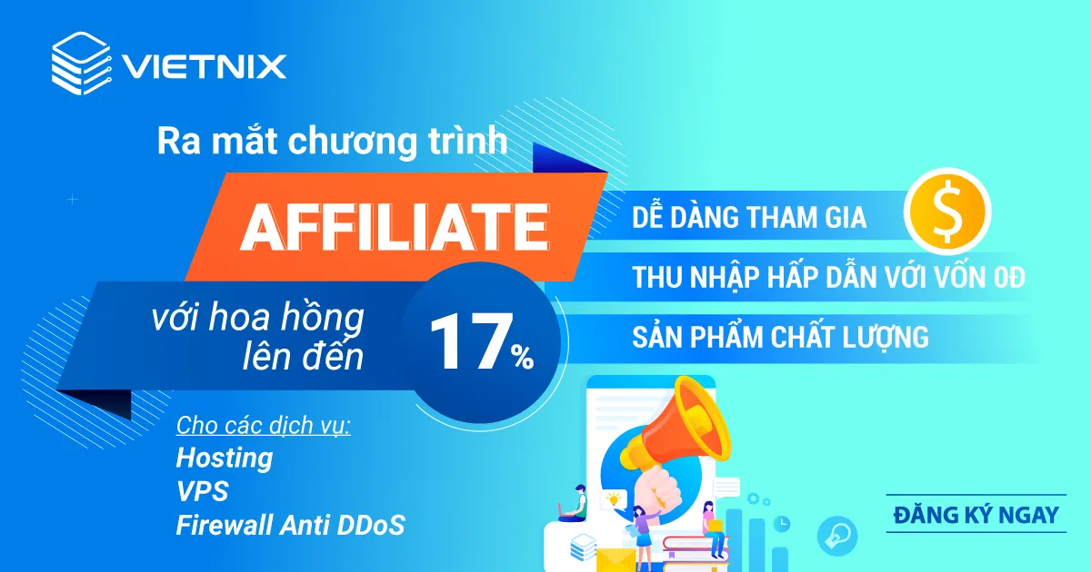 ra mắt chương trình affiliate