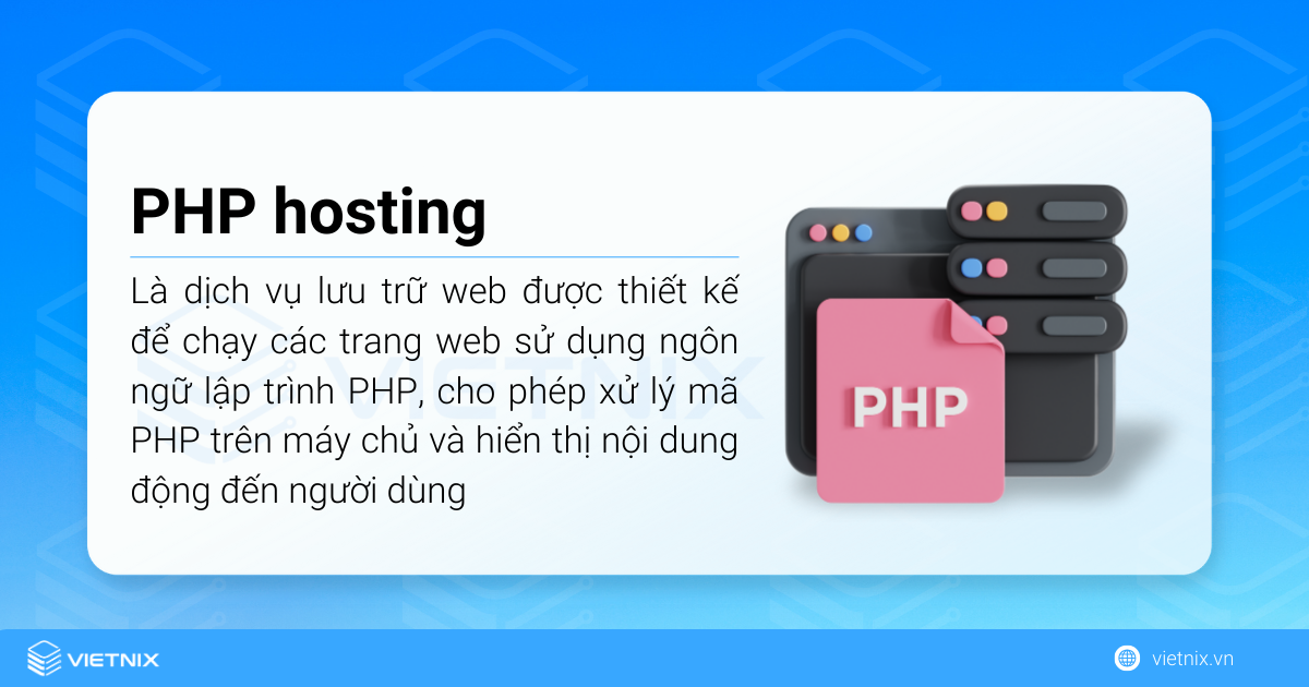 PHP hosting là dịch vụ lưu trữ web mã nguồn mở phổ biến nhất thế giới