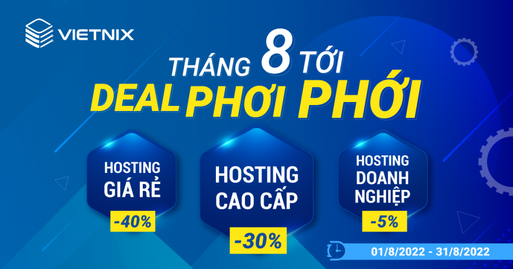 THANG 8 HOSTING VPSHOSTING