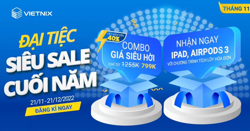 Đại Tiệc Siêu Sale Cuối Năm” với loạt ưu đãi hấp dẫn nhất năm