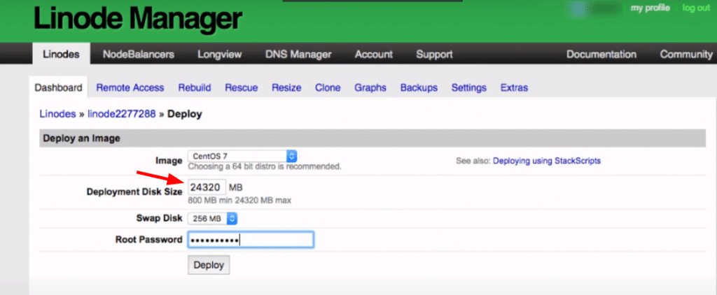 VPS Linode là gì? Hướng dẫn tạo VPS Linode đơn giản và nhanh chóng 30 Chọn dung lượng ổ cứng cho VPS