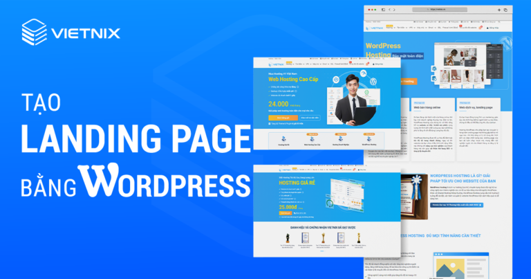 Tạo landing page bằng WordPress