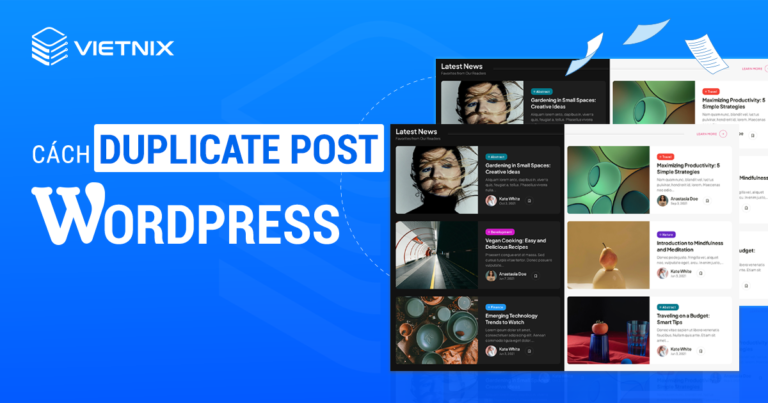 Cách duplicate post WordPress