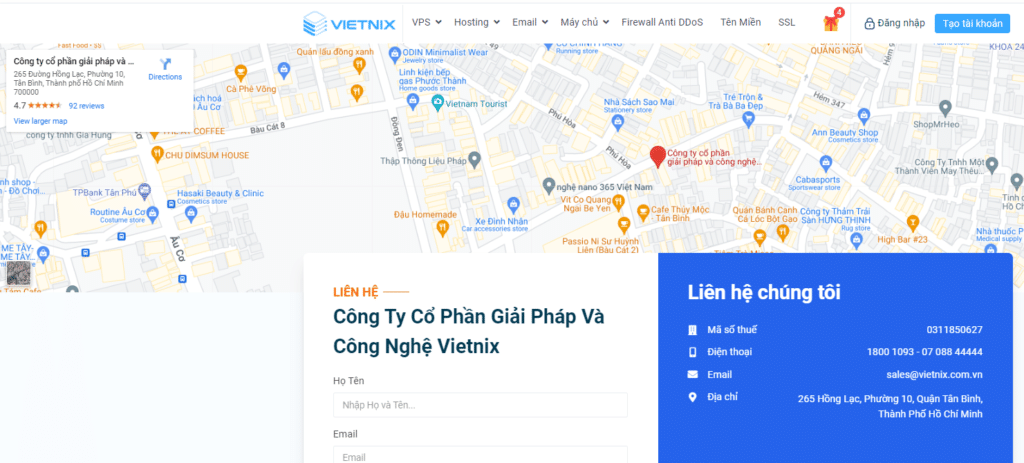 chèn google map vào wordpress