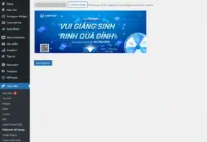 thay doi background trong wordpress 6