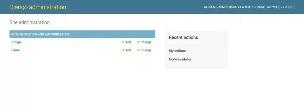 Hướng dẫn cách cài đặt Django và thiết lập môi trường development trên Ubuntu 20.04 6 Nhập Username và password