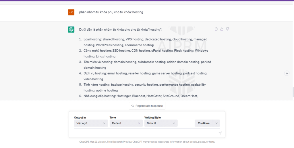 Hướng dẫn cách sử dụng ChatGPT viết content SEO mới nhất hiện nay 25 phân chia từ khóa bằng chatgpt
