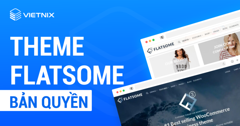 Theme Flatsome bản quyền