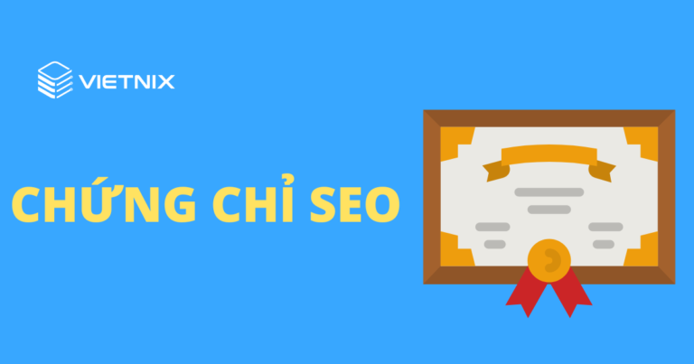 chứng chỉ seo