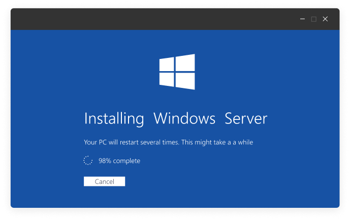 Installing Windows Server