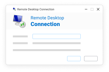 Remote desktop connection