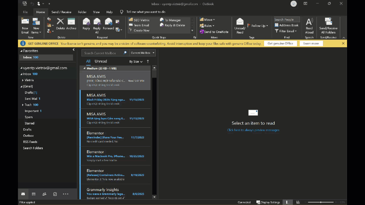 9 cách sửa lỗi Outlook không nhận được mail 50 Bỏ chặn hình ảnh cho nhiều email