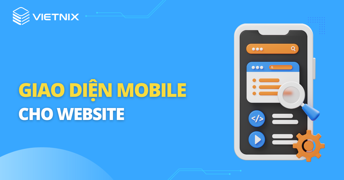 Giao diện mobile cho website