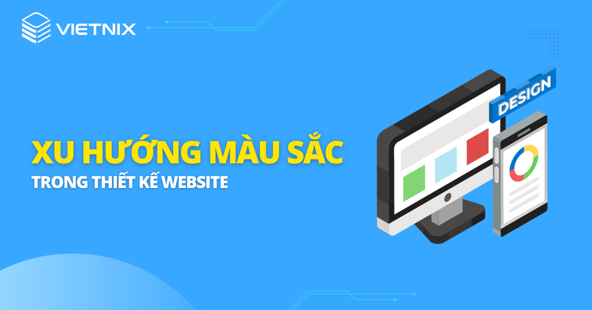 xu hướng màu sắc trong thiết kế website