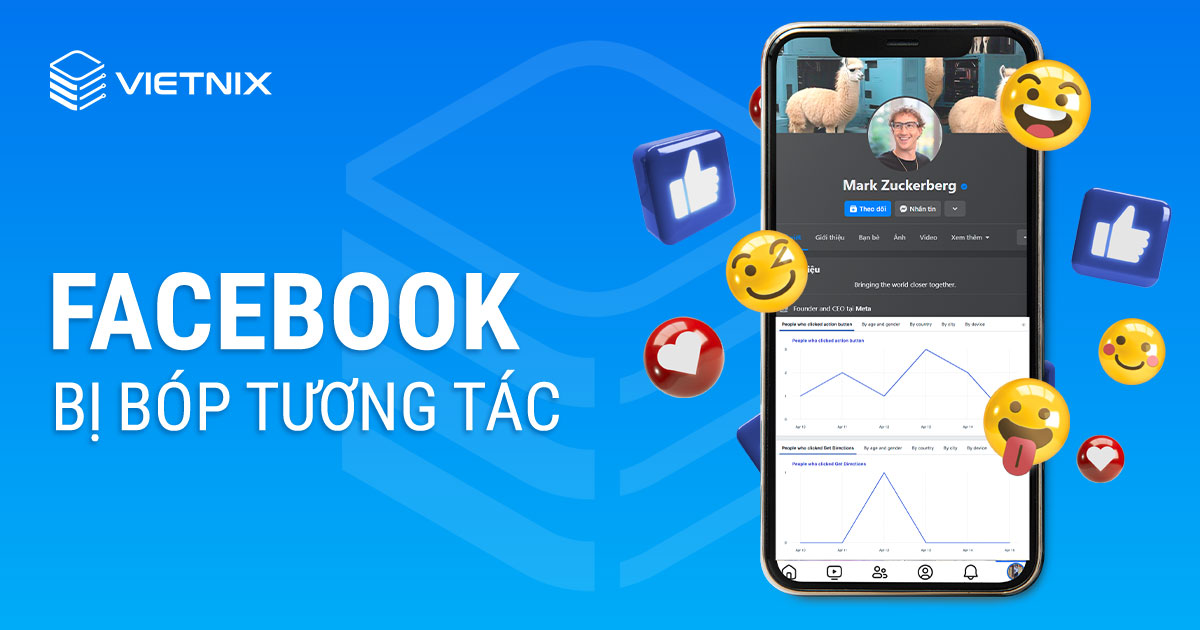 FaceBook bị bóp tương tác