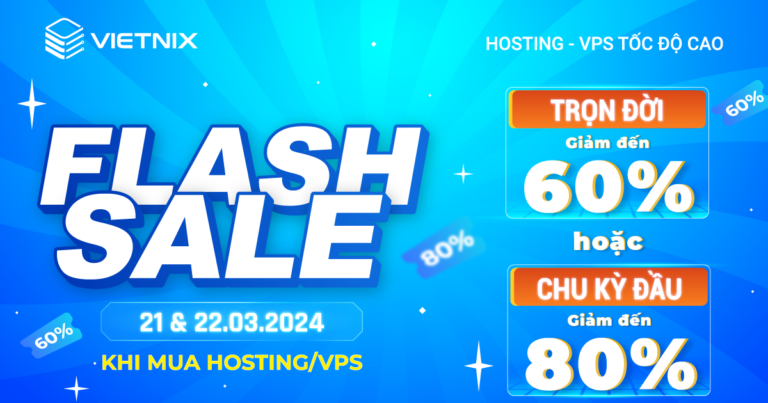 Flash sale Hosting