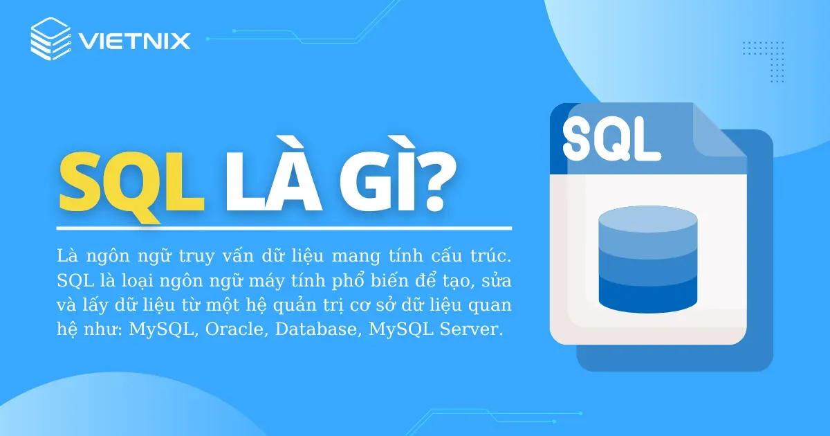 SQL viết tắt của Structured Query Language