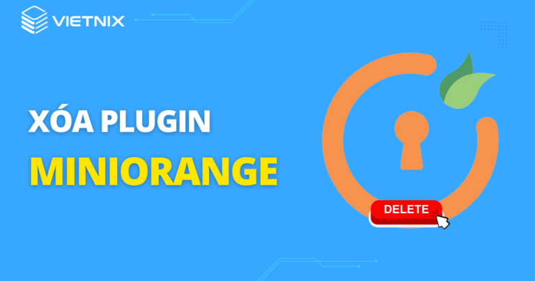 Xóa plugin miniOrange