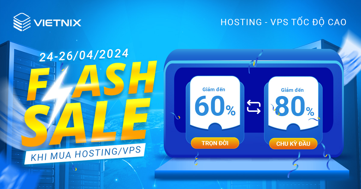 Flash Sale tới 80% trong tháng 4