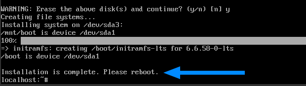 Alpine Linux là gì? Cách cài đặt và cấu hình Alpine Linux 18 Các bước cấu hình hoàn thành