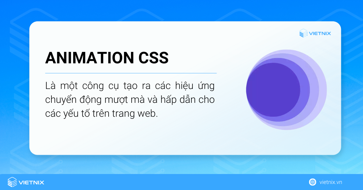 Animation CSS là công cụ tạo ra các hiệu ứng chuyển động mượt mà