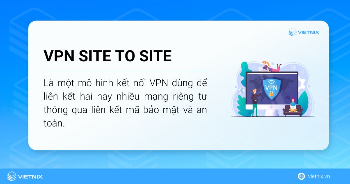 VPN Site to Site là giải pháp VPN chuyên dụng cho doanh nghiệp