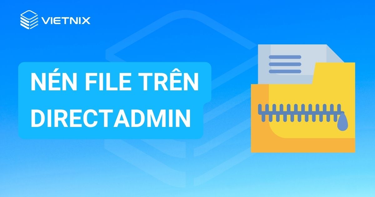 nén file trên directadmin