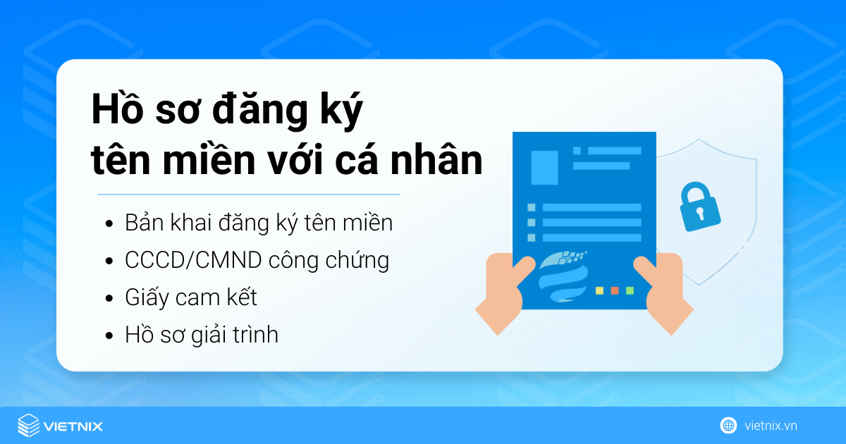Tên miền nhạy cảm là gì? Cách đăng ký tên miền có chứa từ khóa nhạy cảm chi tiết 18 Hồ sơ đăng ký tên miền với cá nhân