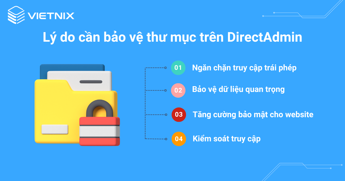 Những lý do cần bảo vệ thư mục trên DirectAdmin