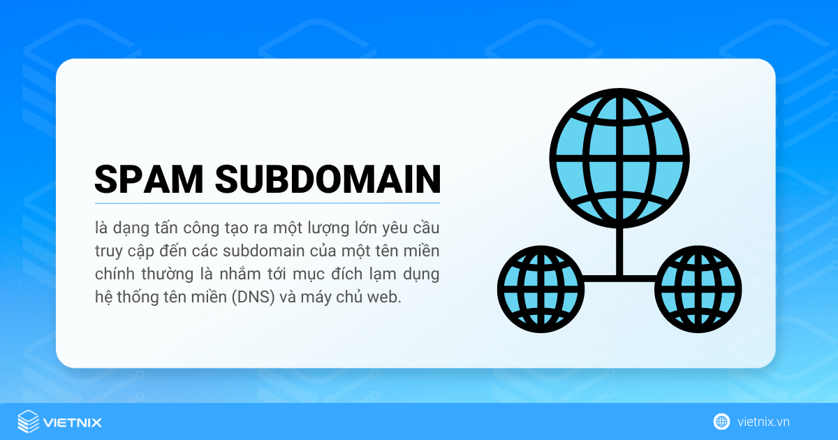 Tấn công random spam subdomain