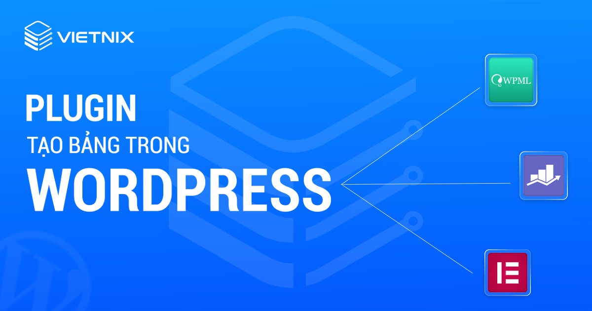 plugin tạo bảng trong wordpress