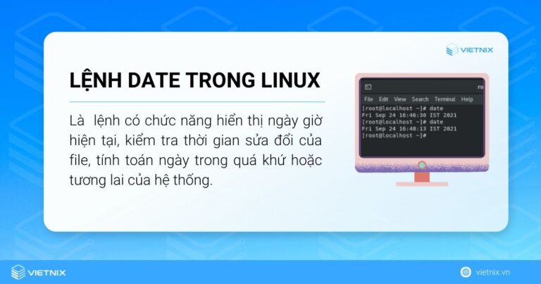 Hướng dẫn sử dụng lệnh date trong Linux qua 8 ví dụ thực tế