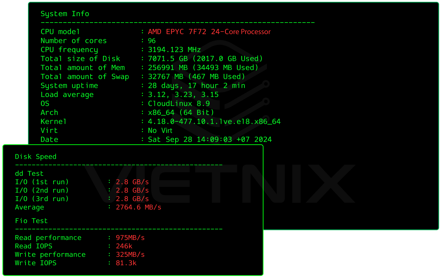 benchmark business hosting