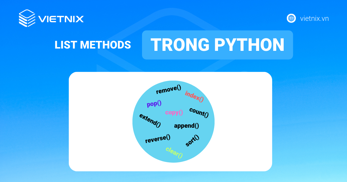 Khám phá tất cả phương thức của list trong Python