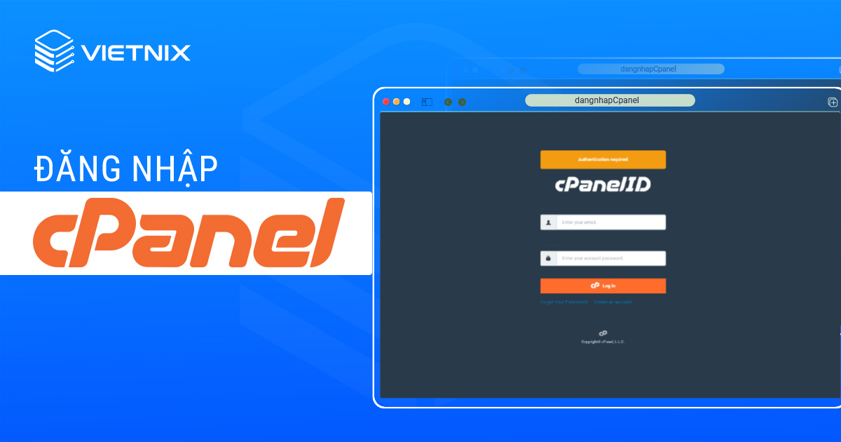 đăng nhập cPanel