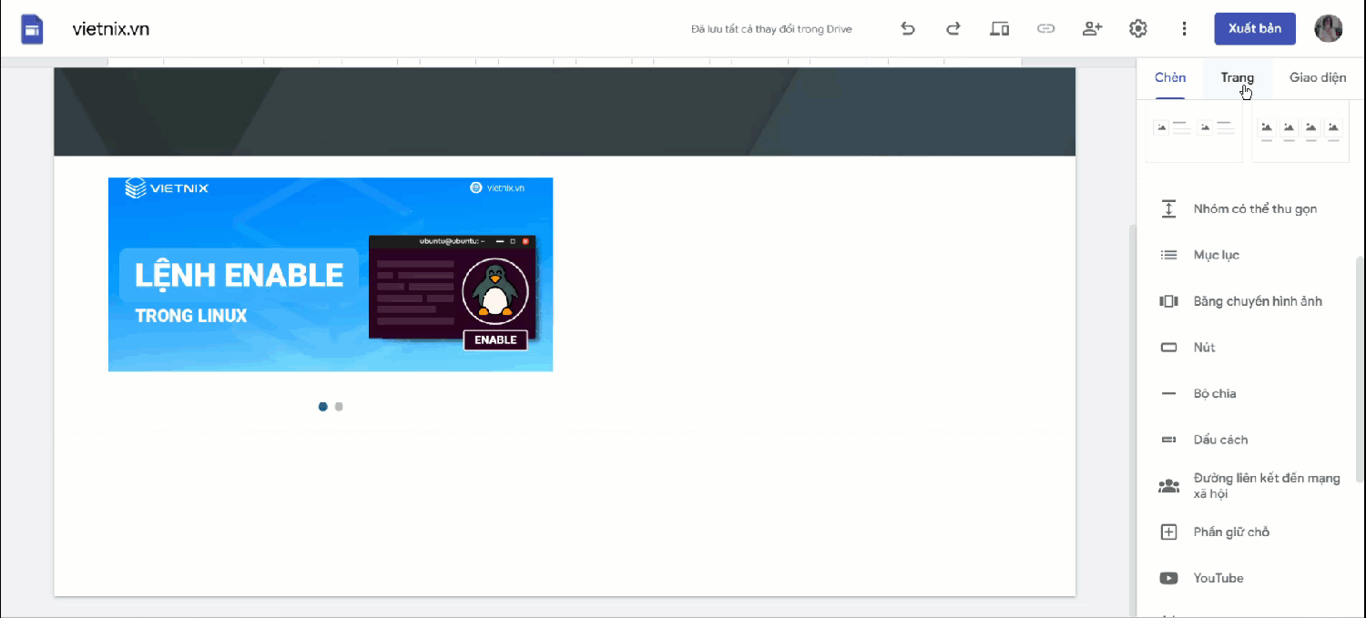 Tìm hiểu mọi điều về Google Sites - Công dụng và ưu nhược điểm 62 Quản lý trang