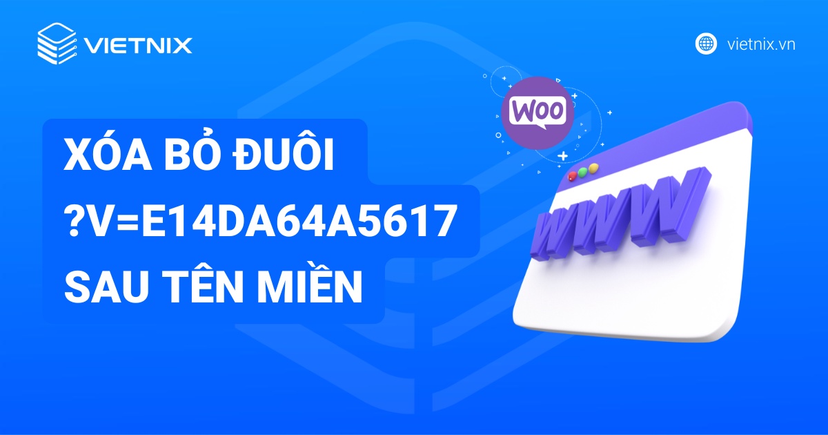 Cách xóa đuôi ?v=e14da64a5617 sau tên miền trên WooCommerce nhanh chóng, tối ưu SEO và UX