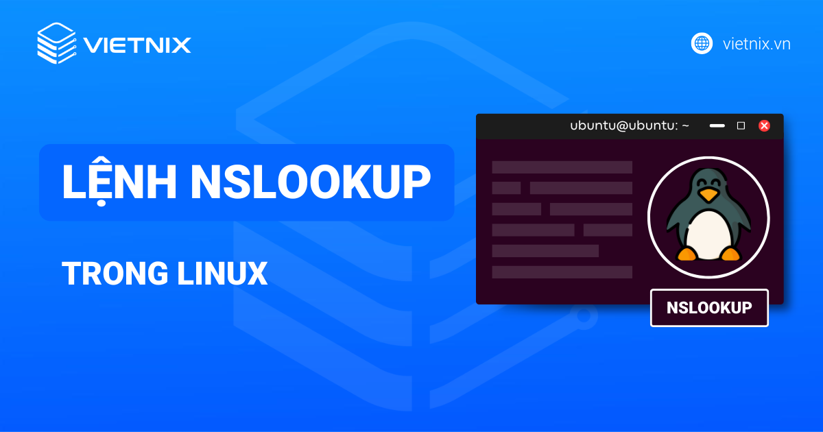 Lệnh nslookup trong Linux
