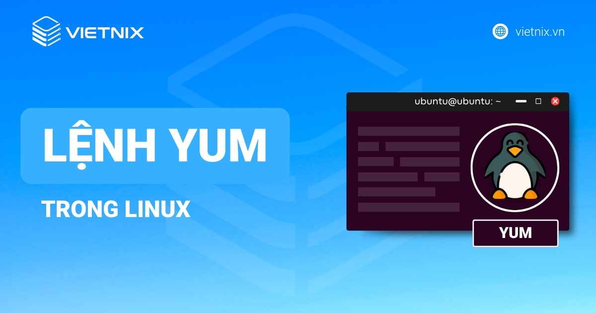 Lệnh yum trong Linux