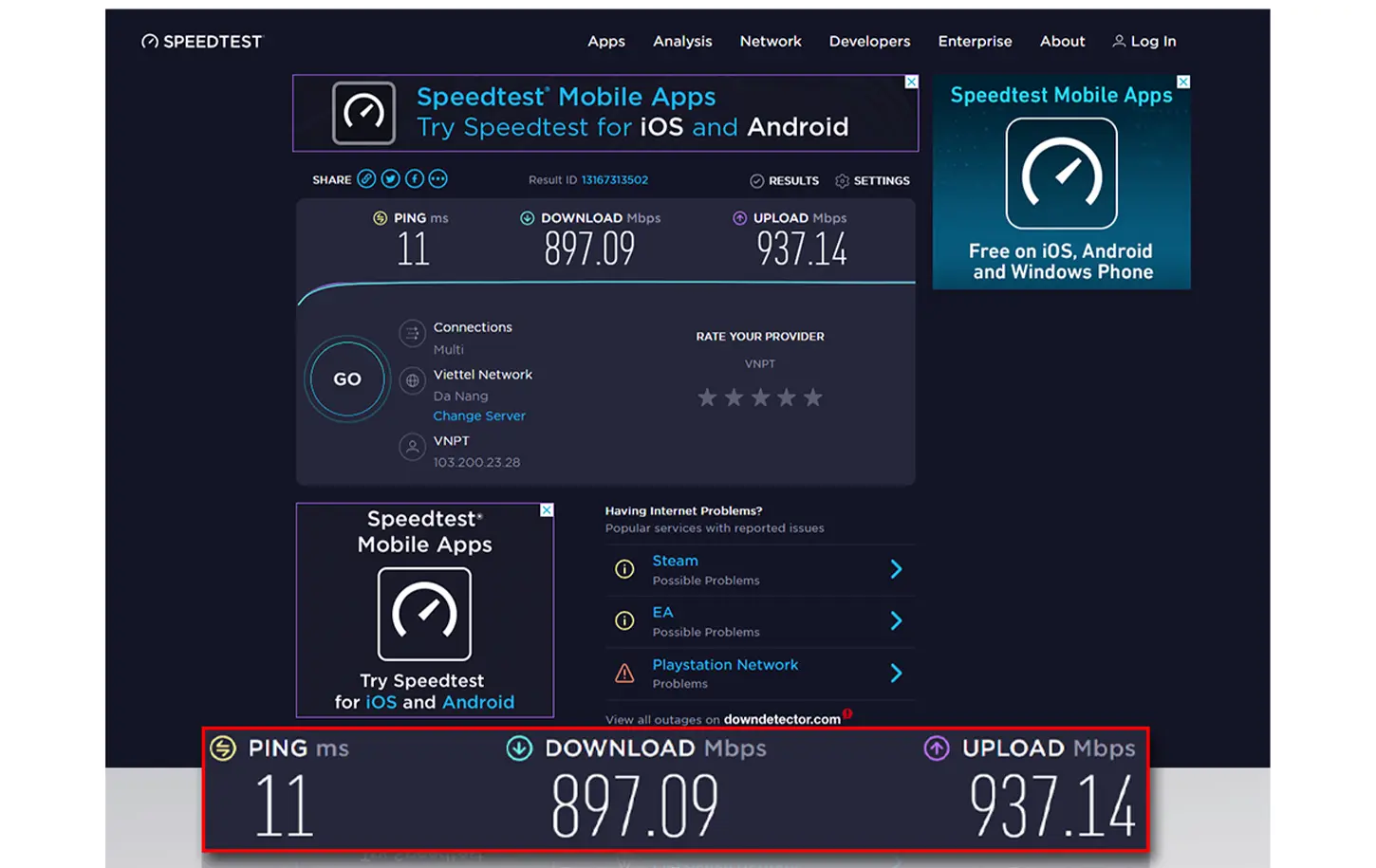 Speed Test VPS GPU