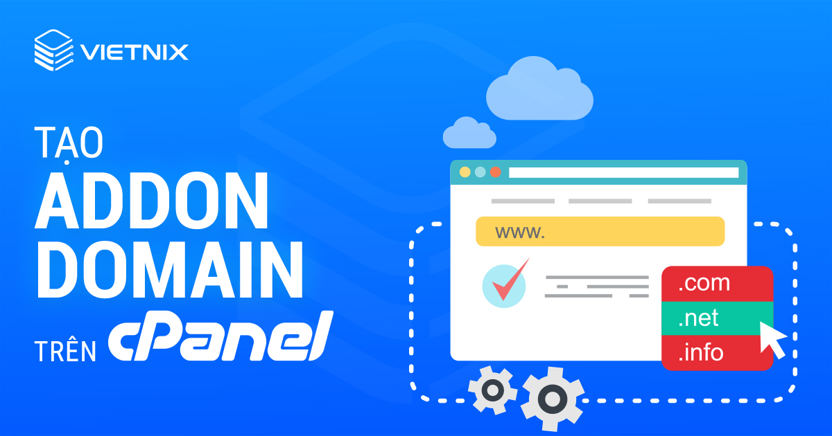 tạo addon domain trên cpanel