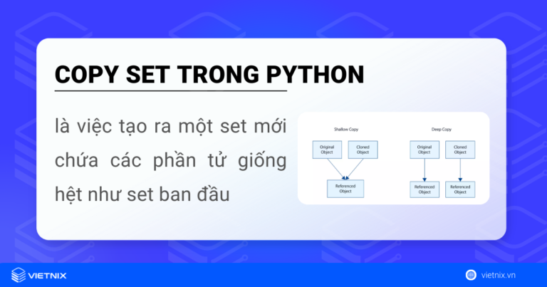 3 cách copy set trong Python