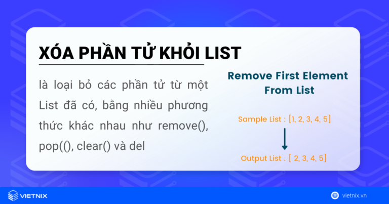 4 cách xóa phần tử khỏi list trong Python