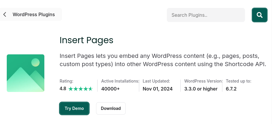 9 plugin shortcode WordPress tốt nhất giúp chèn nội dung nhanh chóng, dễ dàng 107 Insert Pages – Nhúng bài viết khác bằng shortcode